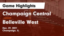 Champaign Central  vs Belleville West  Game Highlights - Dec. 29, 2021