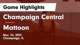 Champaign Central  vs Mattoon  Game Highlights - Nov. 24, 2023