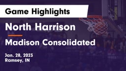 North Harrison  vs Madison Consolidated  Game Highlights - Jan. 28, 2023