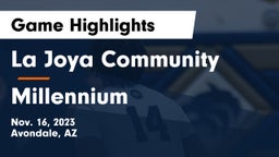 La Joya Community  vs Millennium   Game Highlights - Nov. 16, 2023