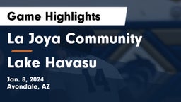 La Joya Community  vs Lake Havasu  Game Highlights - Jan. 8, 2024