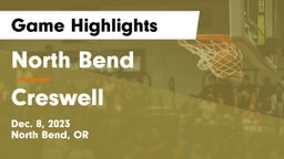 North Bend  vs Creswell  Game Highlights - Dec. 8, 2023