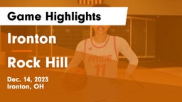 Ironton  vs Rock Hill  Game Highlights - Dec. 14, 2023