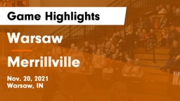 Warsaw  vs Merrillville  Game Highlights - Nov. 20, 2021