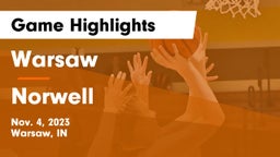 Warsaw  vs Norwell  Game Highlights - Nov. 4, 2023