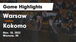 Warsaw  vs Kokomo  Game Highlights - Nov. 18, 2022