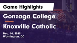 Gonzaga College  vs Knoxville Catholic  Game Highlights - Dec. 14, 2019