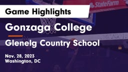 Gonzaga College  vs Glenelg Country School Game Highlights - Nov. 28, 2023