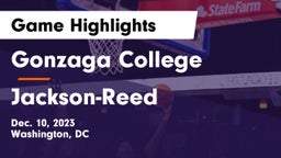 Gonzaga College  vs Jackson-Reed  Game Highlights - Dec. 10, 2023