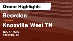 Bearden  vs Knoxville West  TN Game Highlights - Jan. 17, 2020