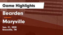Bearden  vs Maryville  Game Highlights - Jan. 21, 2020