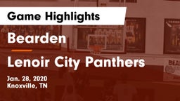 Bearden  vs Lenoir City Panthers Game Highlights - Jan. 28, 2020