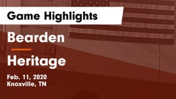 Bearden  vs Heritage  Game Highlights - Feb. 11, 2020