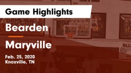 Bearden  vs Maryville  Game Highlights - Feb. 25, 2020