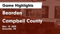 Bearden  vs Campbell County  Game Highlights - Nov. 19, 2020