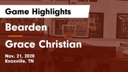 Bearden  vs Grace Christian  Game Highlights - Nov. 21, 2020