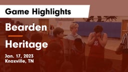 Bearden  vs Heritage  Game Highlights - Jan. 17, 2023