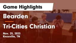 Bearden  vs Tri-Cities Christian Game Highlights - Nov. 25, 2023