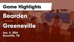 Bearden  vs Greeneville  Game Highlights - Jan. 5, 2024