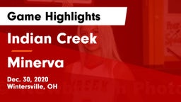 Indian Creek  vs Minerva  Game Highlights - Dec. 30, 2020