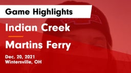 Indian Creek  vs Martins Ferry  Game Highlights - Dec. 20, 2021