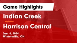Indian Creek  vs Harrison Central  Game Highlights - Jan. 4, 2024