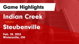 Indian Creek  vs Steubenville  Game Highlights - Feb. 28, 2024