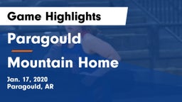 Paragould  vs Mountain Home  Game Highlights - Jan. 17, 2020