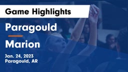 Paragould  vs Marion  Game Highlights - Jan. 24, 2023