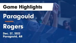 Paragould  vs Rogers  Game Highlights - Dec. 27, 2022