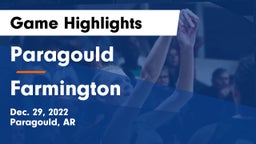 Paragould  vs Farmington  Game Highlights - Dec. 29, 2022