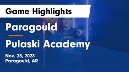 Paragould  vs Pulaski Academy Game Highlights - Nov. 28, 2023