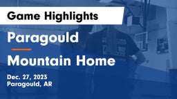 Paragould  vs Mountain Home  Game Highlights - Dec. 27, 2023