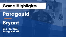 Paragould  vs Bryant  Game Highlights - Dec. 20, 2023