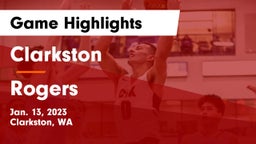 Clarkston  vs Rogers Game Highlights - Jan. 13, 2023