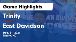 Trinity  vs East Davidson  Game Highlights - Dec. 21, 2021