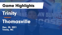 Trinity  vs Thomasville  Game Highlights - Dec. 28, 2021