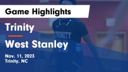 Trinity  vs West Stanley Game Highlights - Nov. 11, 2023