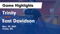 Trinity  vs East Davidson  Game Highlights - Nov. 20, 2023