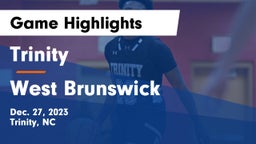 Trinity  vs West Brunswick  Game Highlights - Dec. 27, 2023