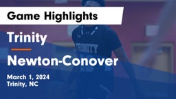 Trinity  vs Newton-Conover  Game Highlights - March 1, 2024