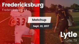 Matchup: Fredericksburg High vs. Lytle  2017
