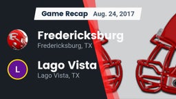 Recap: Fredericksburg  vs. Lago Vista  2017