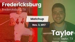 Matchup: Fredericksburg High vs. Taylor  2017