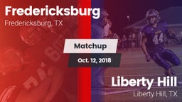 Matchup: Fredericksburg High vs. Liberty Hill  2018