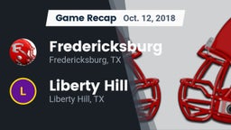 Recap: Fredericksburg  vs. Liberty Hill  2018