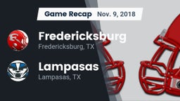 Recap: Fredericksburg  vs. Lampasas  2018