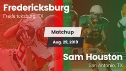Matchup: Fredericksburg High vs. Sam Houston  2019