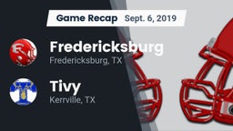 Recap: Fredericksburg  vs. Tivy  2019