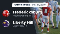 Recap: Fredericksburg  vs. Liberty Hill  2019